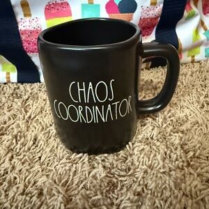 Rae Dunn Black Chaos Coordinator Mug Dining Essential